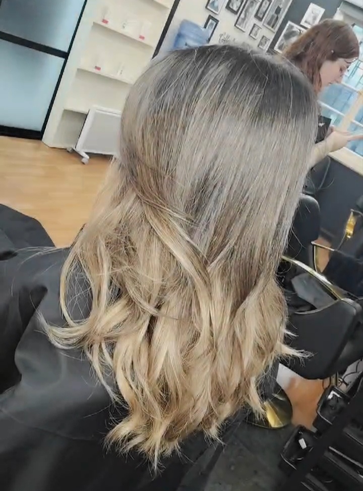retoque de color Balayage - trabajo de Carla Nicole Estilista