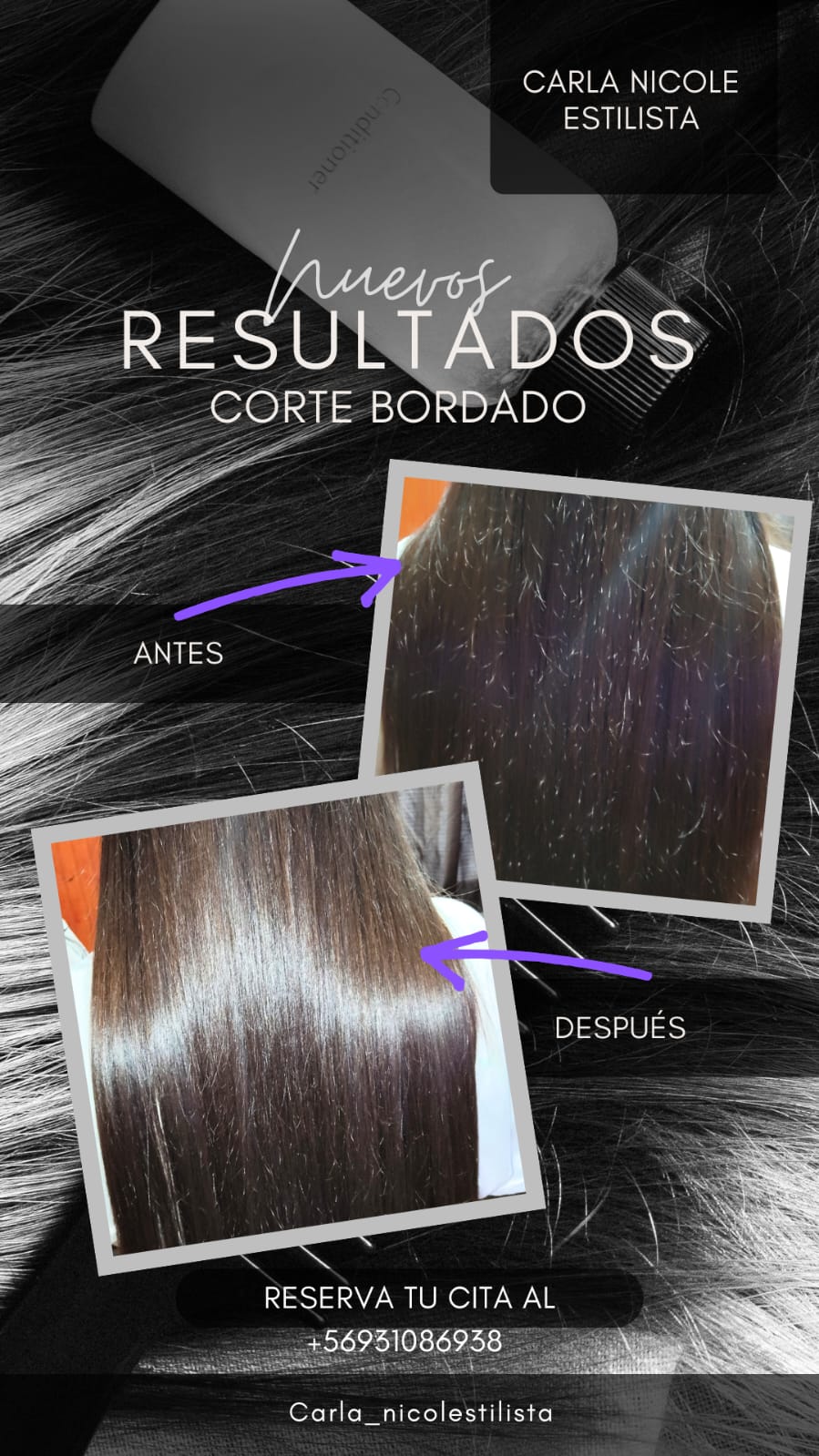 Resultado de color - Carla Nicole Estilista